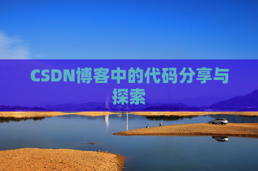 CSDN博客中的代码分享与探索